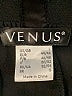 Venus 100% Polyester Solid Black Casual Skirt Size L - photo 4