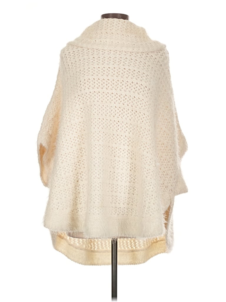 Pre-owned Lou & Grey Poncho In Ivory