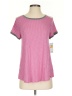 Kensie Polka Dots Pink Active T-Shirt Size S - photo 1