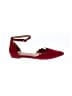 J.Crew 100% Leather Red Flats Size 8 - photo 1