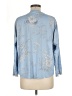 Flora Nikrooz Blue Long Sleeve Blouse Size 8 - photo 2