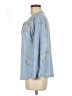 Flora Nikrooz Blue Long Sleeve Blouse Size 8 - photo 5