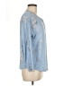 Flora Nikrooz Blue Long Sleeve Blouse Size 8 - photo 4