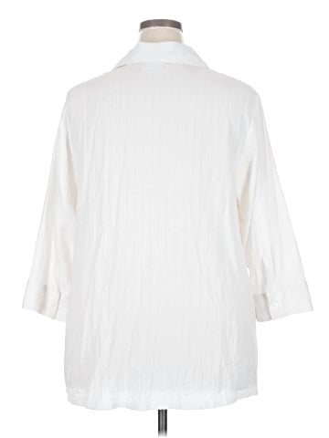 White Stag 3/4 Sleeve Button-Down Shirt (view 2)