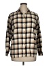 Uniqlo Plaid Tan Long Sleeve Button-Down Shirt Size XL - photo 1