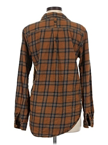 Topshop Long Sleeve Button-Down Shirt (view 2)
