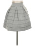 A'gaci Stripes Gray Formal Skirt Size S - photo 1