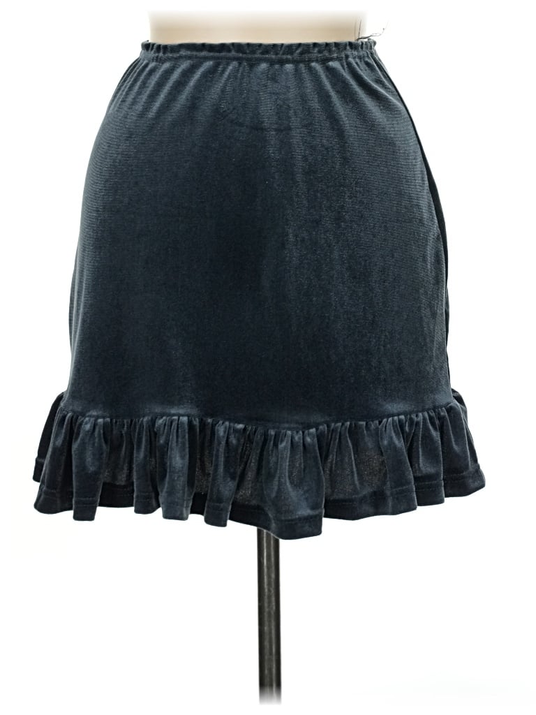 Pre-owned Assorted Brands Denim Skirt In Blue