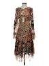 Johnny Was Paisley Brown Cocktail Dress Size S - photo 2