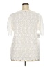 Kindred 100% Cotton Ivory White Short Sleeve Blouse Size 3X - photo 2