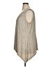 Lane Bryant 100% Polyester Silver Sleeveless Blouse Size 14 - 16 Plus - photo 5