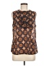 CAbi Brown Sleeveless Blouse Size M - photo 1