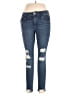 Express Outlet Hearts Blue Jeans Size 10 - photo 1