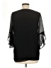 Calvin Klein Black 3/4 Sleeve Blouse Size M - photo 2