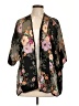 Torrid 100% Polyester Black Kimono Size 1X Plus (1) - photo 1