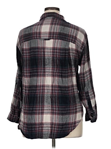 Gloria Vanderbilt 3/4 Sleeve Button-Down Shirt (view 2)
