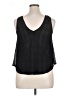 Candie's Black Sleeveless Blouse Size XL - photo 2