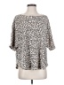 Easel Animal Print Tan 3/4 Sleeve T-Shirt Size S - photo 1