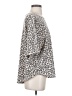 Easel Animal Print Tan 3/4 Sleeve T-Shirt Size S - photo 4
