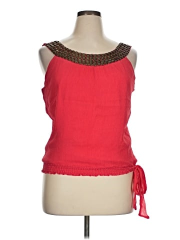 Cache Sleeveless Silk Top (view 1)