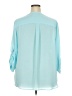 Torrid 100% Polyester Teal 3/4 Sleeve Blouse Size 3X Plus (3) - photo 2