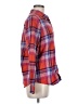 Forever 21 100% Cotton Plaid Red Long Sleeve Button-Down Shirt Size M - photo 4