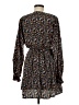 Reset 100% Rayon Print Black Casual Dress Size M - photo 2