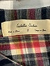Isabella Sinclair 100% Cotton Plaid Blue 3/4 Sleeve Blouse Size S - photo 7