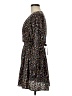 Reset 100% Rayon Print Black Casual Dress Size M - photo 5