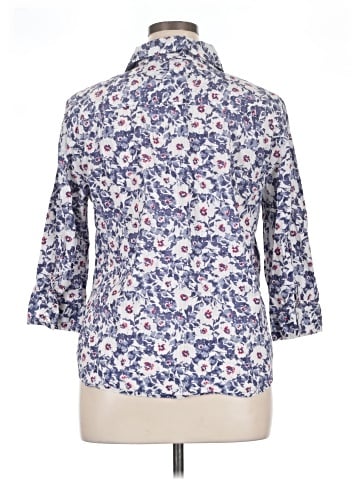 Karen Scott 3/4 Sleeve Button-Down Shirt (view 2)