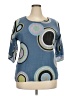Unbranded Blue 3/4 Sleeve Blouse Size 30 - photo 1