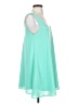Umgee Teal Sleeveless Top Size S - photo 4