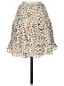 Aqua 100% Polyester Animal Print Ivory Casual Skirt Size XS - photo 1