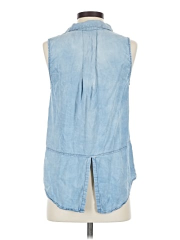 Harper Sleeveless Button-Down Shirt (view 2)