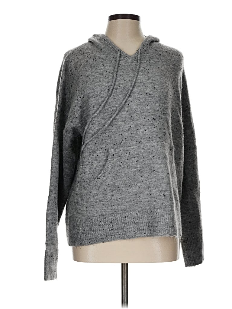 Pre-owned John & Jenn Pullover Hoodie In Gray