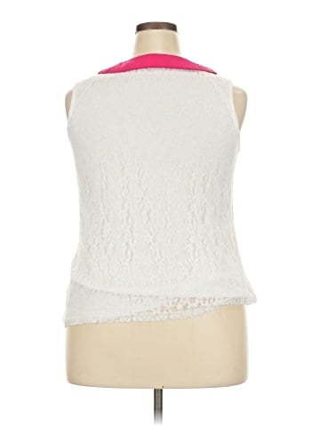 Cato Sleeveless Button-Down Shirt (view 2)