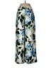 Banana Republic 100% Polyester Tropical Blue Casual Pants Size 8 - photo 2