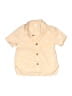 PL KIDS 100% Cotton Stars Tan Short Sleeve Button-Down Shirt Size 2T - photo 1