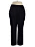 D&Co. Solid Black Casual Pants Size 1X - photo 1