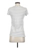 Halogen Stripes Silver Short Sleeve T-Shirt Size S - photo 2