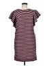 MSGM Stripes Burgundy Red Casual Dress Size MedEstimated - photo 1