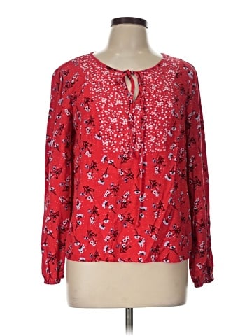 Candie's Long Sleeve Blouse (view 1)