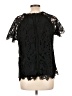 Guest Editor Black Short Sleeve Blouse Size L - photo 2