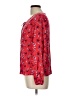 Candie's 100% Rayon Red Long Sleeve Blouse Size L - photo 5