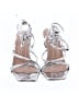 Assorted Brands Silver Sandals Size EU 39 - photo 2