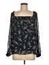 Nine Britton 100% Polyester Black 3/4 Sleeve Blouse Size M - photo 1