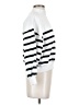 FRAME 100% Cotton Stripes White Sweatshirt Size S - photo 4
