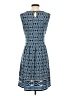 Max Studio Paisley Blue Casual Dress Size S - photo 2