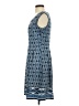 Max Studio Paisley Blue Casual Dress Size S - photo 5