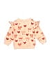 Unbranded Hearts Pink Sweatshirt Size 80 cm / US 12-18 MO - photo 1